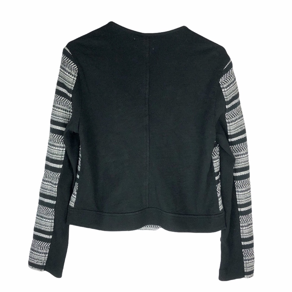 Lou & Grey black stripe knit moto jacket - Picture 5 of 7